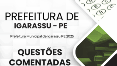 Novo Material: Questões Comentadas Igarassu PE 2025