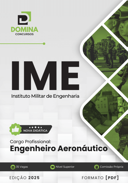 Apostila Engenheiro Aeronáutico IME 2025 – Atualizado Pós-edital Apostila Engenheiro Aeronáutico IME 2025 – Atualizado Pós-edital