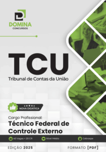 Apostila Técnico Federal de Controle Externo TCU 2025 – Atualizado Pós-edital