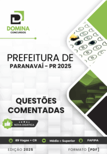 Novo Material: 150 Questões Comentadas Paranavaí PR 2025