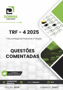 Novo Material: 150 Questões Comentadas TRF 4 2025