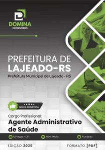 Novo Material: Apostila Agente Administrativo de Saúde Lajeado RS 2025
