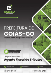 Novo Material: Apostila Agente Fiscal de Tributos Goiás GO 2025