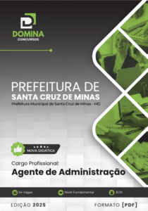 Novo Material: Apostila Agente de Administração Santa Cruz de Minas MG 2025