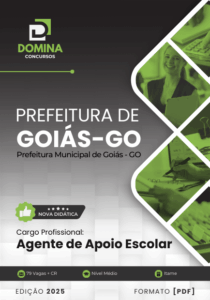 Novo Material: Apostila Agente de Apoio Escolar Goiás GO 2025