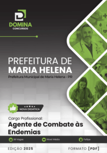 Novo Material: Apostila Agente de Combate às Endemias Maria Helena PR 2025