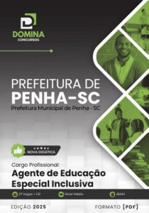 Novo Material: Apostila Agente de Educação Especial Inclusiva Penha SC 2025