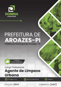 Novo Material: Apostila Agente de Limpeza Urbana Aroazes PI 2025