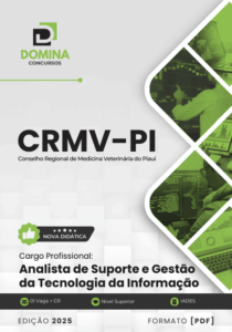 Novo Material: Apostila Analista Gestão Tecnologia Informação CRMV PI 2025