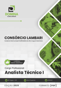 Novo Material: Apostila Analista Técnico I Consórcio Lambari SC 2025