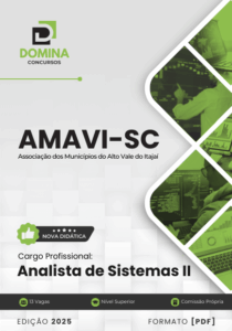 Novo Material: Apostila Analista de Sistemas AMAVI SC 2025