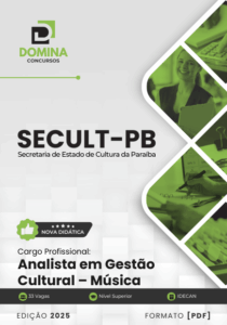 Novo Material: Apostila Analista em Gestão Cultural Música SECULT PB 2025