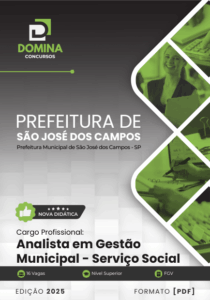Novo Material: Apostila Analista em Gestão Serviço Social São José dos Campos SP 2025