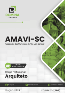 Novo Material: Apostila Arquiteto AMAVI SC 2025