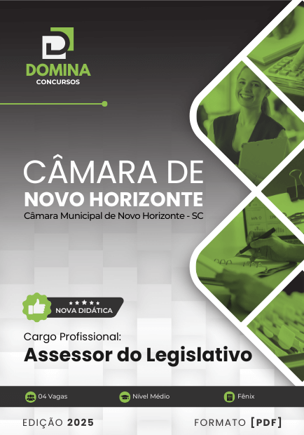 Novo Material: Apostila Assessor Legislativo Câmara Novo Horizonte SC 2025