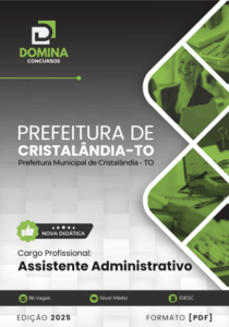 Novo Material: Apostila Assistente Administrativo Cristalândia TO 2025