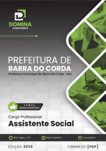 Novo Material: Apostila Assistente Social Barra do Corda MA 2025