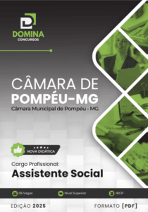 Novo Material: Apostila Assistente Social Câmara Pompéu MG 2025