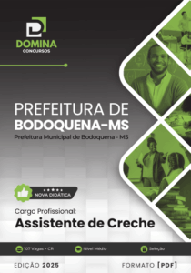 Novo Material: Apostila Assistente de Creche Bodoquena MS 2025