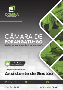 Novo Material: Apostila Assistente de Gestão Câmara Porangatu GO 2025