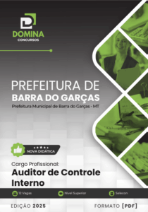 Novo Material: Apostila Auditor de Controle Interno Barra do Garças MT 2025