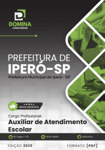 Novo Material: Apostila Auxiliar de Atendimento Escolar Iperó SP 2025