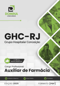 Novo Material: Apostila Auxiliar de Farmácia GHC RJ 2025