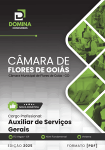 Novo Material: Apostila Auxiliar de Serviços Gerais Prefeitura Flores de Goiás GO 2025