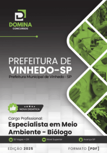 Novo Material: Apostila Biólogo Vinhedo SP 2025