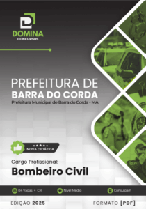 Novo Material: Apostila Bombeiro Civil Barra do Corda MA 2025