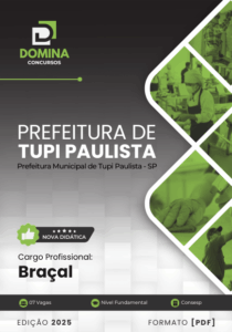 Novo Material: Apostila Braçal Tupi Paulista SP 2025