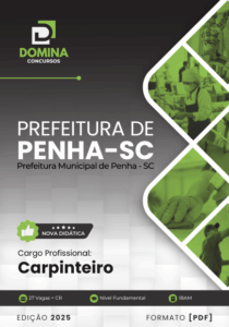 Novo Material: Apostila Carpinteiro Penha SC 2025