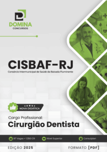 Novo Material: Apostila Cirurgião Dentista CISBAF RJ 2025