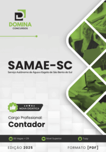 Novo Material: Apostila Contador SAMAE São Bento do Sul SC 2025