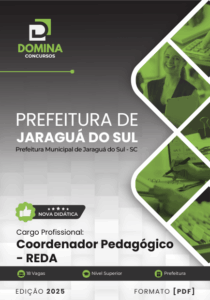 Novo Material: Apostila Coordenador Pedagógico REDA Jaraguá do Sul SC 2025