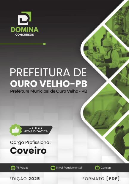 Novo Material: Apostila Coveiro Ouro Velho PB 2025