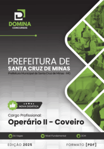 Novo Material: Apostila Coveiro Santa Cruz de Minas MG 2025