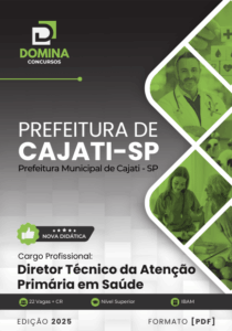 Novo Material: Apostila Diretor Técnico APS Cajati SP 2025