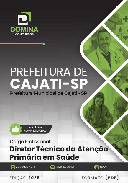 Novo Material: Apostila Diretor Técnico APS Cajati SP 2025 Novo Material: Apostila Diretor Técnico APS Cajati SP 2025