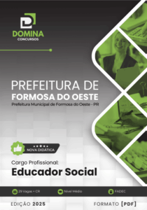 Novo Material: Apostila Educador Social Formosa do Oeste PR 2025