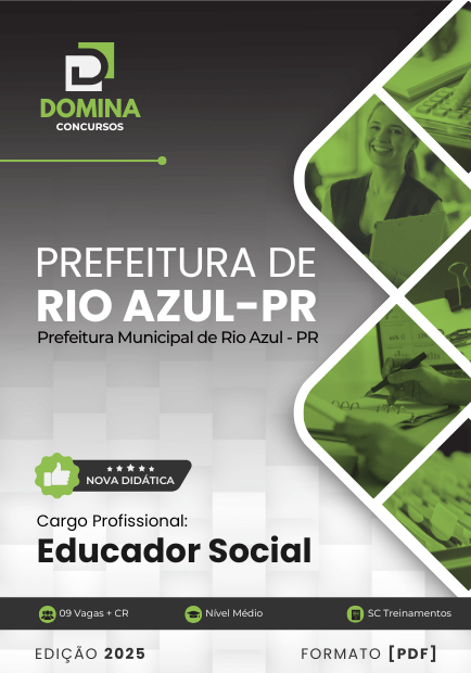 Novo Material: Apostila Educador Social Rio Azul PR 2025