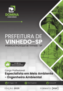 Novo Material: Apostila Engenheiro Ambiental Vinhedo SP 2025