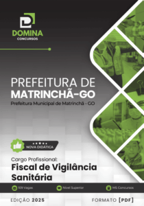 Novo Material: Apostila Fiscal Vigilância Sanitária Matrinchã GO 2025