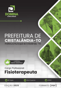 Novo Material: Apostila Fisioterapeuta Cristalândia TO 2025