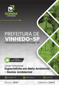 Novo Material: Apostila Gestor Ambiental Vinhedo SP 2025