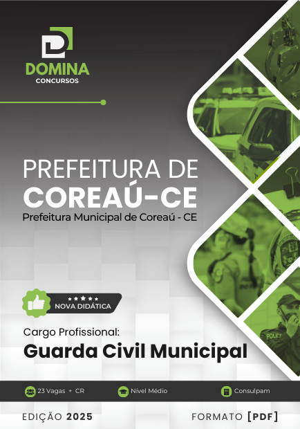 Novo Material: Apostila Guarda Civil Municipal Coreaú CE 2025