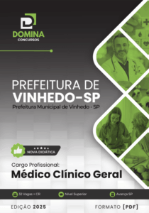 Novo Material: Apostila Médico Clínico Geral Vinhedo SP 2025