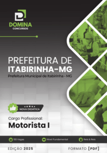 Novo Material: Apostila Motorista I Itabirinha MG 2025
