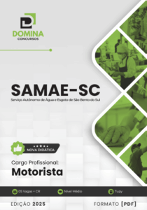 Novo Material: Apostila Motorista SAMAE São Bento do Sul SC 2025