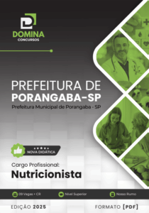 Novo Material: Apostila Nutricionista Porangaba SP 2025